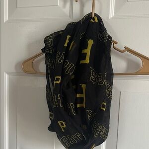 Black and Yellow Graphic Scarf